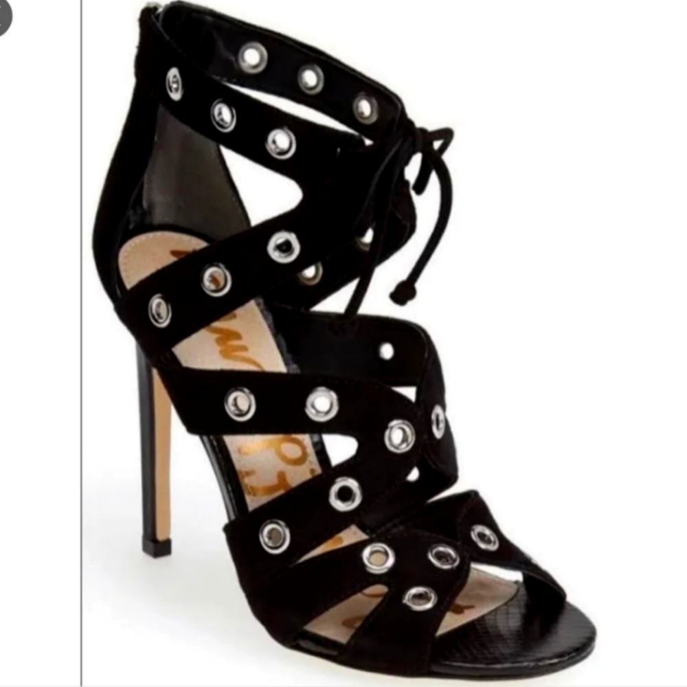 Sam Edelman Phoebe Black Suede Heels